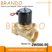 UW-50 2'' Water Brass Solenoid Valve 24VDC 220VAC
