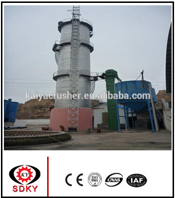 vertical shaft lime kiln coal burning gas burning