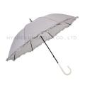 Ruffle Lace Women&#39;s Manual Open Straight Umbrella