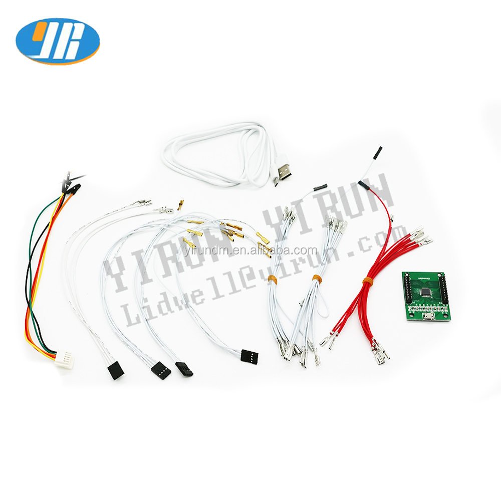 Raspberry Pi PC USB Encoder Controller Cheap 2-Player Zero Delay Arcader Joystick Control Plastic Coin Pusher Board Arcade Games