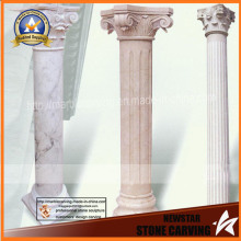 Indoor Marble Columns, Hotel Stone Pillars, Garden Pillars