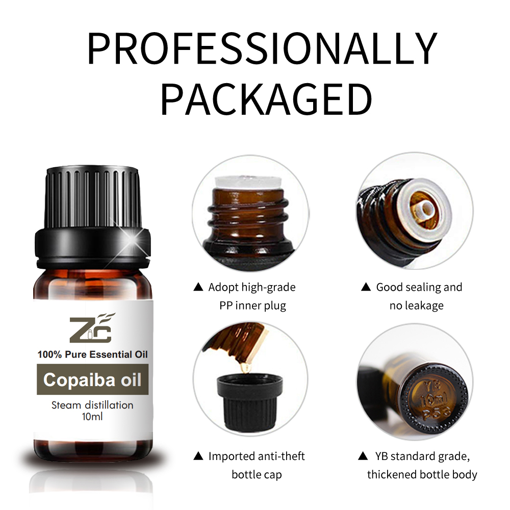 สารสกัดฉลากส่วนตัวของน้ำมันหอมระเหย 10ml Copaiba