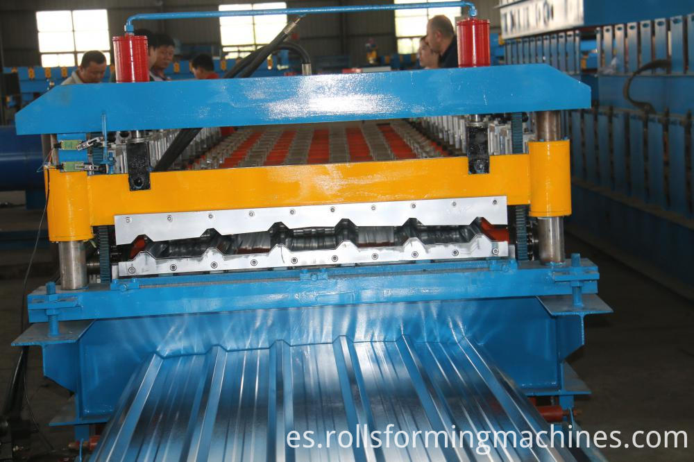 Good Configuration High Quality Single Layer Trapezoid Roll Forming Machine