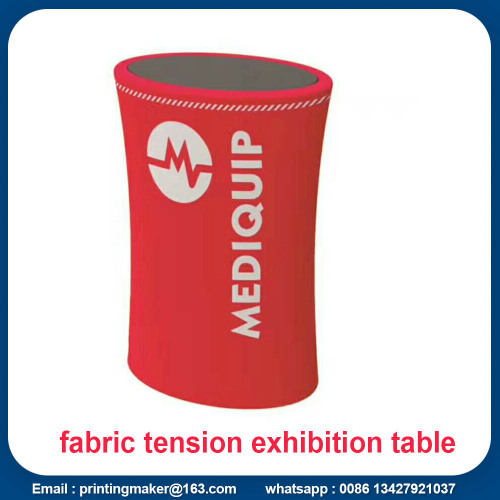 Tension Fabric Promotional Display Counter with Printing