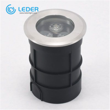 LEDER 3W czarne oświetlenie podziemne LED