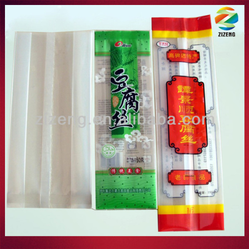 gusset plastic bags customized food packaging bags