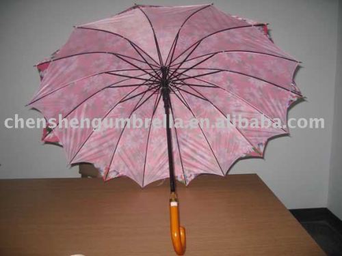 lady's stick golf umbrella