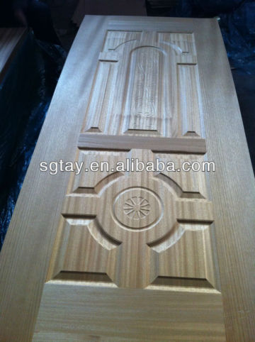 wood veneered door skin