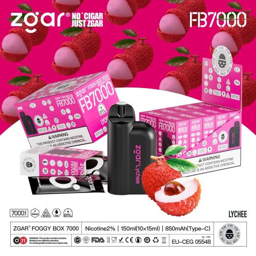 Zgar Foggy Box 7000 Electronic Sigigette Vape