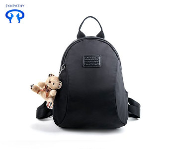 Heavy canvas backpack college wind students backpack