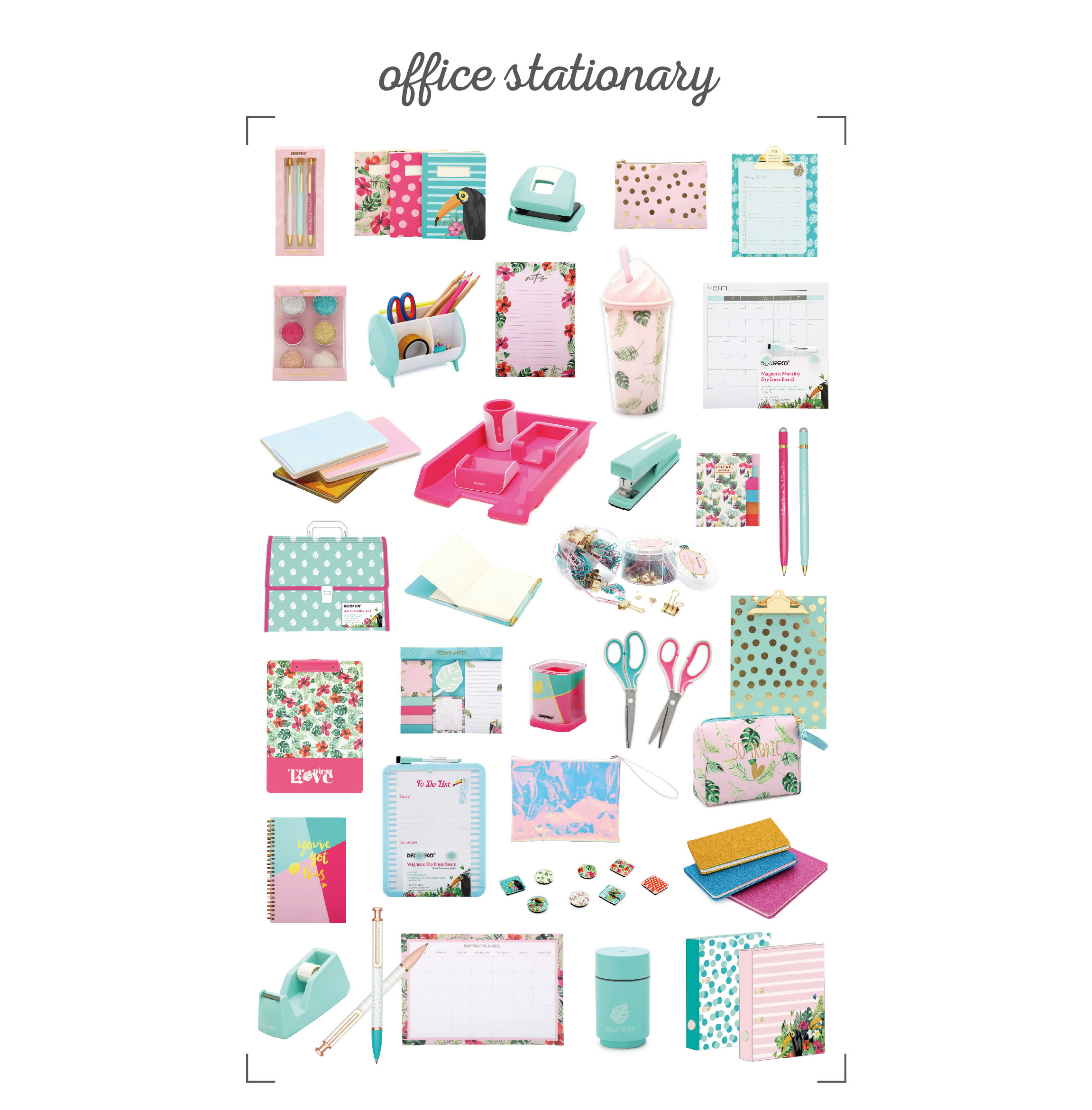 List Of Office Stationery Items