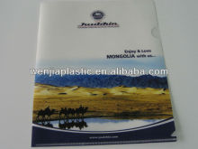 Full color printing file folder pp material