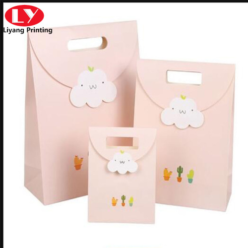 Cartoon hand-painted cloud tote gift bag