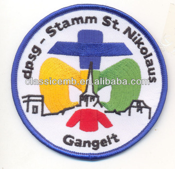 Embroidery scout patch for clothing