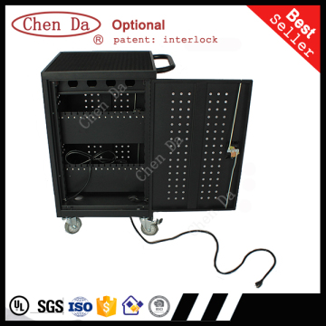 ChenDa 2016 new design computers laptop tablet storage and charging trolley