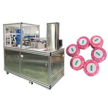 Round Soap Pleat Wrapping Packaging Machine