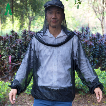 Camping Mosquito Net Jacket With Head Insect Net