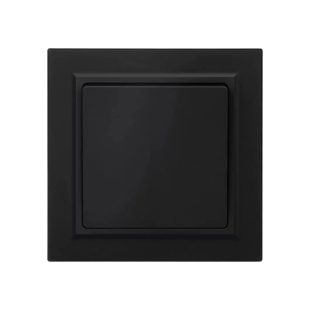 Switch 1-Gang 10A Assy Aluminum Grey Colour Elendax