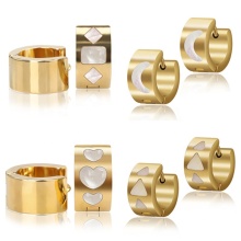 Wholesale Custom Mens Punk Clip Earrings in Stainless Steel - Latest Fashion Trend