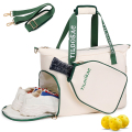 Portable Pickleball Tote Bag with Insulated Pockets