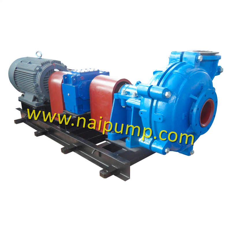 Högeffektiv centrifugal industriell slurrypump