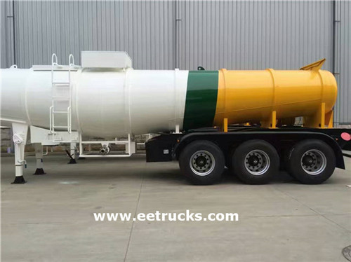 Lenters sulfuric acid tanker trailers