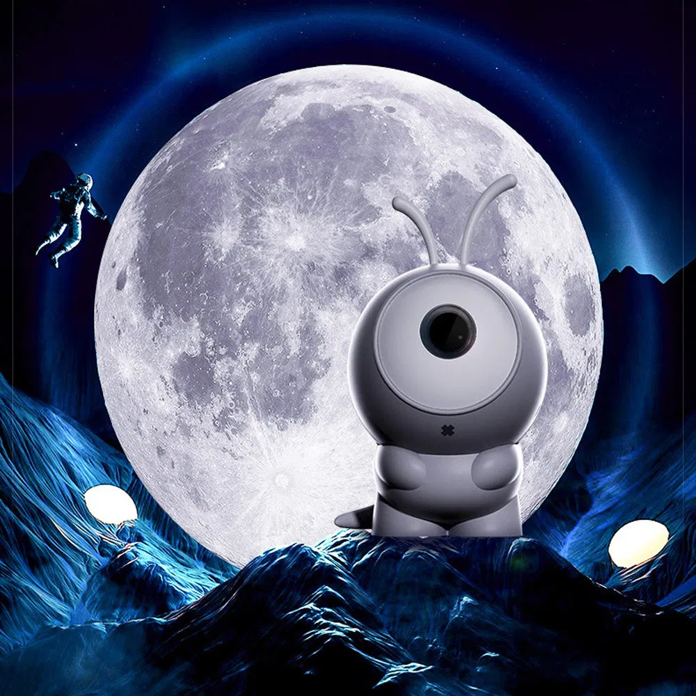 Decorative Rechargeable Alien Galaxy Projector Light for Room Ambiance
