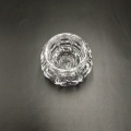 Candelabro candelita de vidrio pequeño en forma de bola