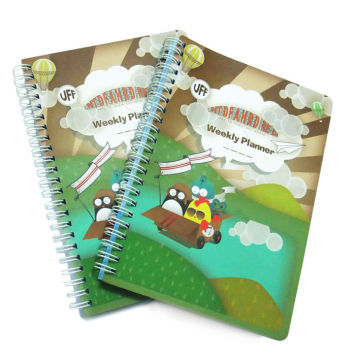 Yo Spiral Binding 300gsm C2s Glossy Art Paper Custom Printed Notepads Service