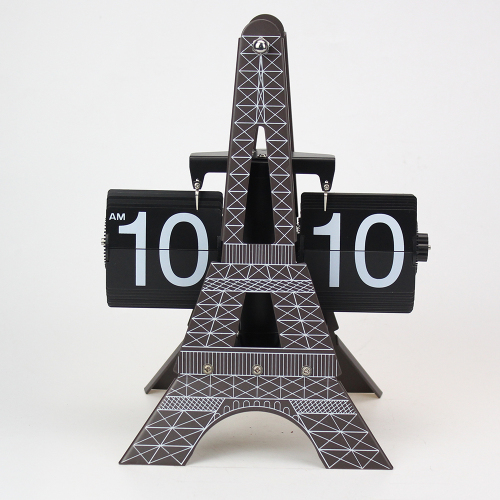 Eiffel Tower Style Flip Clocks for Decor