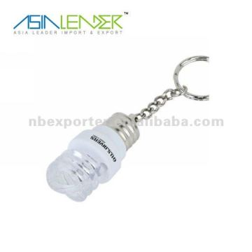 New Mini promotion LED light bulb keychain