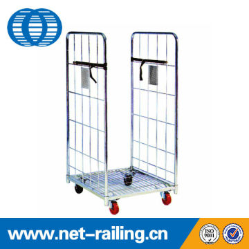 foldable metal laundry foldable nesting security Roll cage