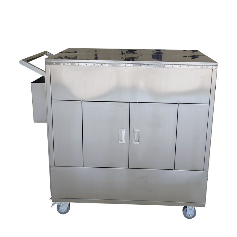 Commercial Stainless Steel Refuse Collection Trolley