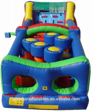big inflatable bouncy castle for kids obstacle course challenge