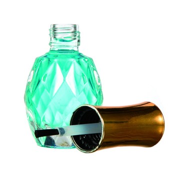 15Ml Diamond Shape Glass Nail Polish Bottle