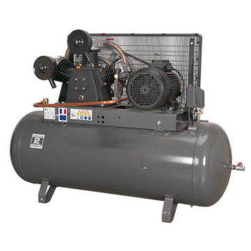 7.5kw 10hp belt driven screw air compressor