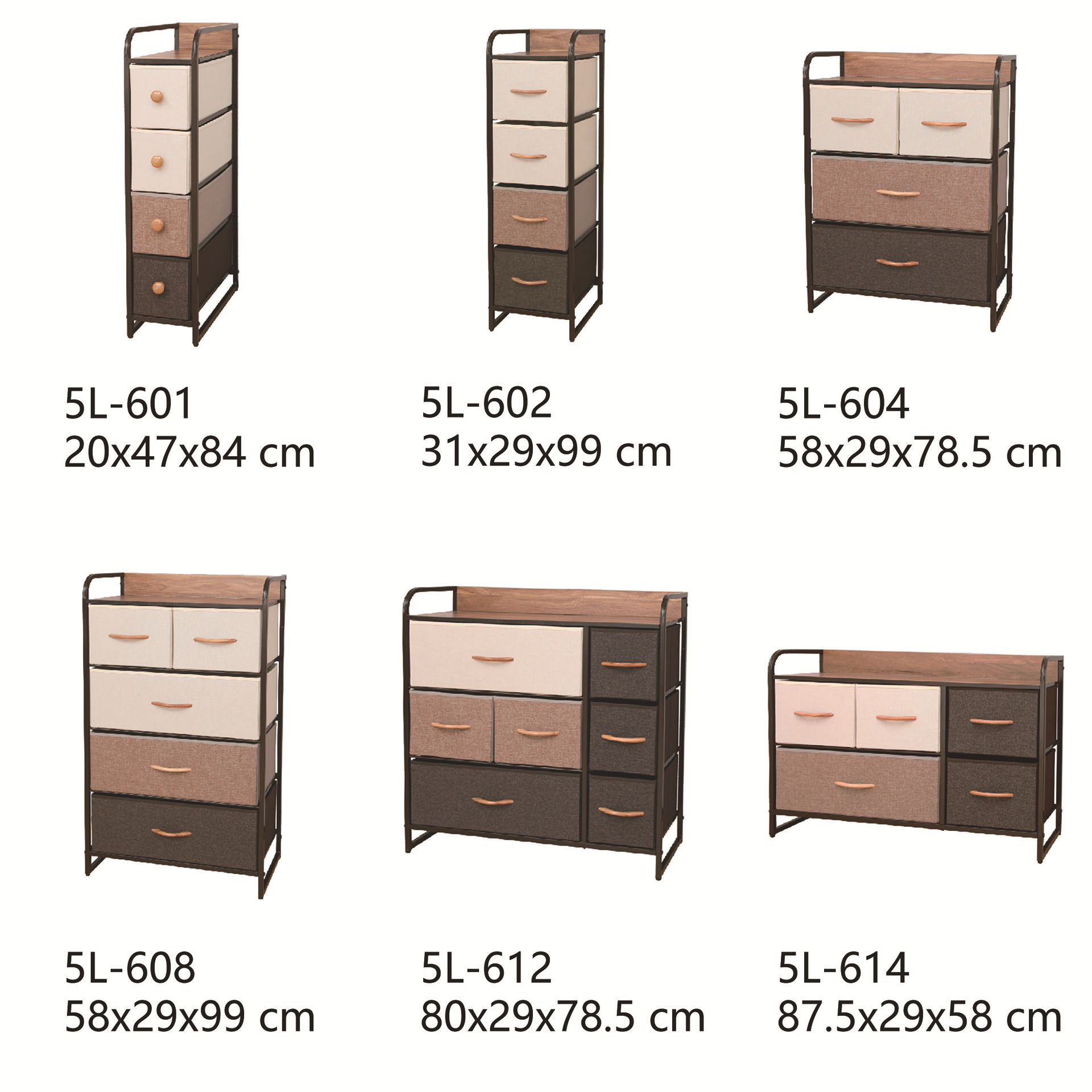 Modern 4 Çekmeceli Şifonyer Düzenleyici Modern 4-Drawer Dresser Organizer