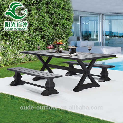 Best quality cast aluminum outdoor furniture benches