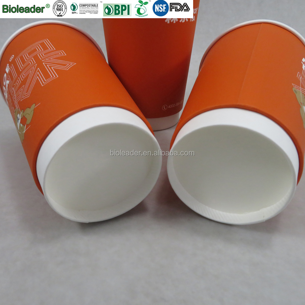 Hot Seller Paper CAFE Cups Biodegradable Disposable Coffee Cups Capacity 2.5 oz 4 oz 6 oz Compostable Cups