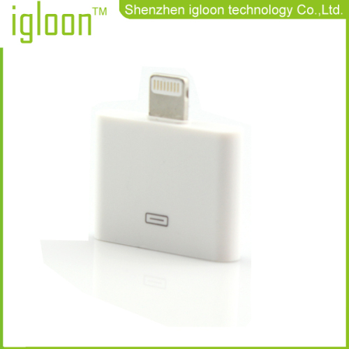 High Quality Apple Lightning To 30 Pin Female Adapter For Ipad Mini Ipad4 And Iphone5 Original Lightning Tip 