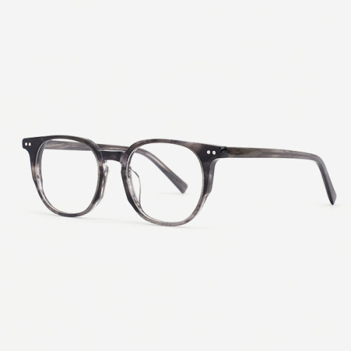 Classic retro round-rimmed acetate women Optical Frames