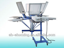 Manual rotary silk screen printing machine,manual screen printer machine