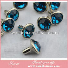 color jeans brass rivet button