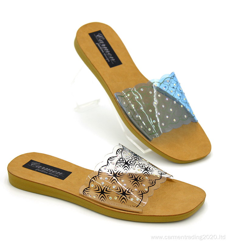 Fish mouth women's sandals with memory foam soles