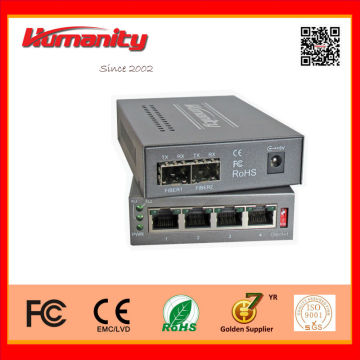 4 Ethernet ports Media converter