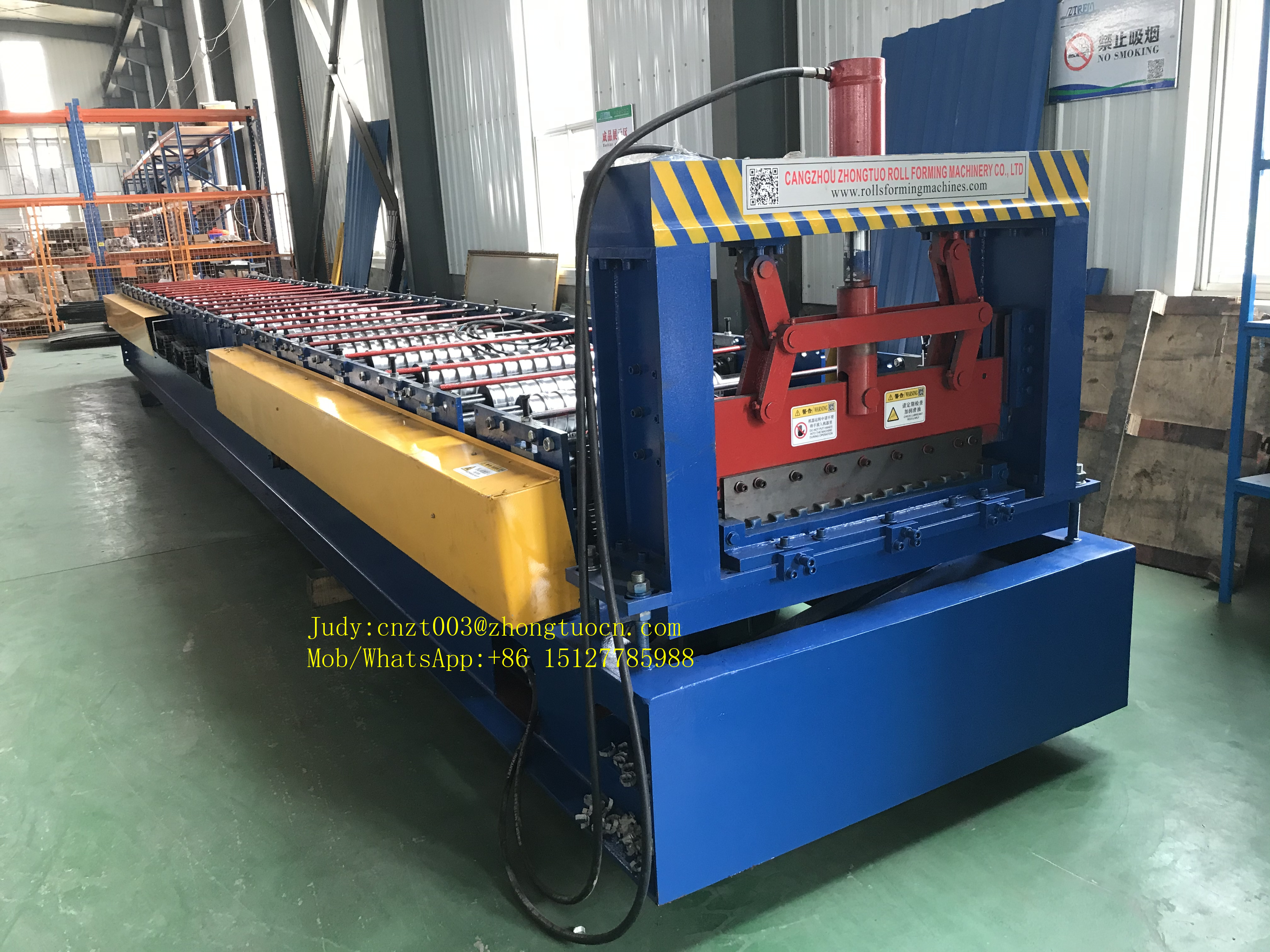 Steel deck roll forming machine for villa house