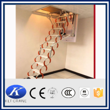 Adjustable Steel Telescopic electric loft ladder ladder ,steel folding ladder