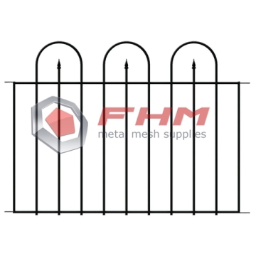 Wrought Iron Wire Border Fencing Folding Flower Barrier