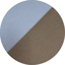 Knitted needle punched TR fabric