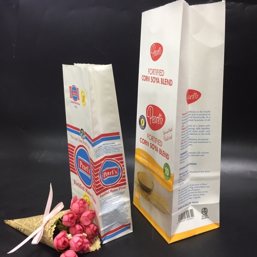 Recyclable Colourful Paper Flour Bag